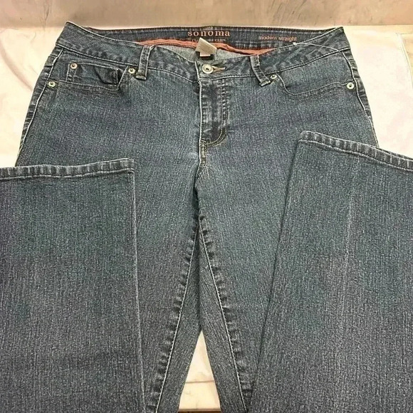 Sonoma Denim - Sonoma Modern Straight Women Denim Jeans Size 12 Short
